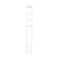Alaterre Furniture Dover Over Toilet Organizer with Open Shelving ANDO72WH - alternate 3